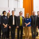 Wassertrüdingens 3. Bürgermeister Klaus Schülein und das Gartenschau-Team