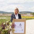 Umweltministerin Ulrike Scharf fand die richtigen Worte beim Spatenstich der Gartenschau 2019 in Wassertrüdingen