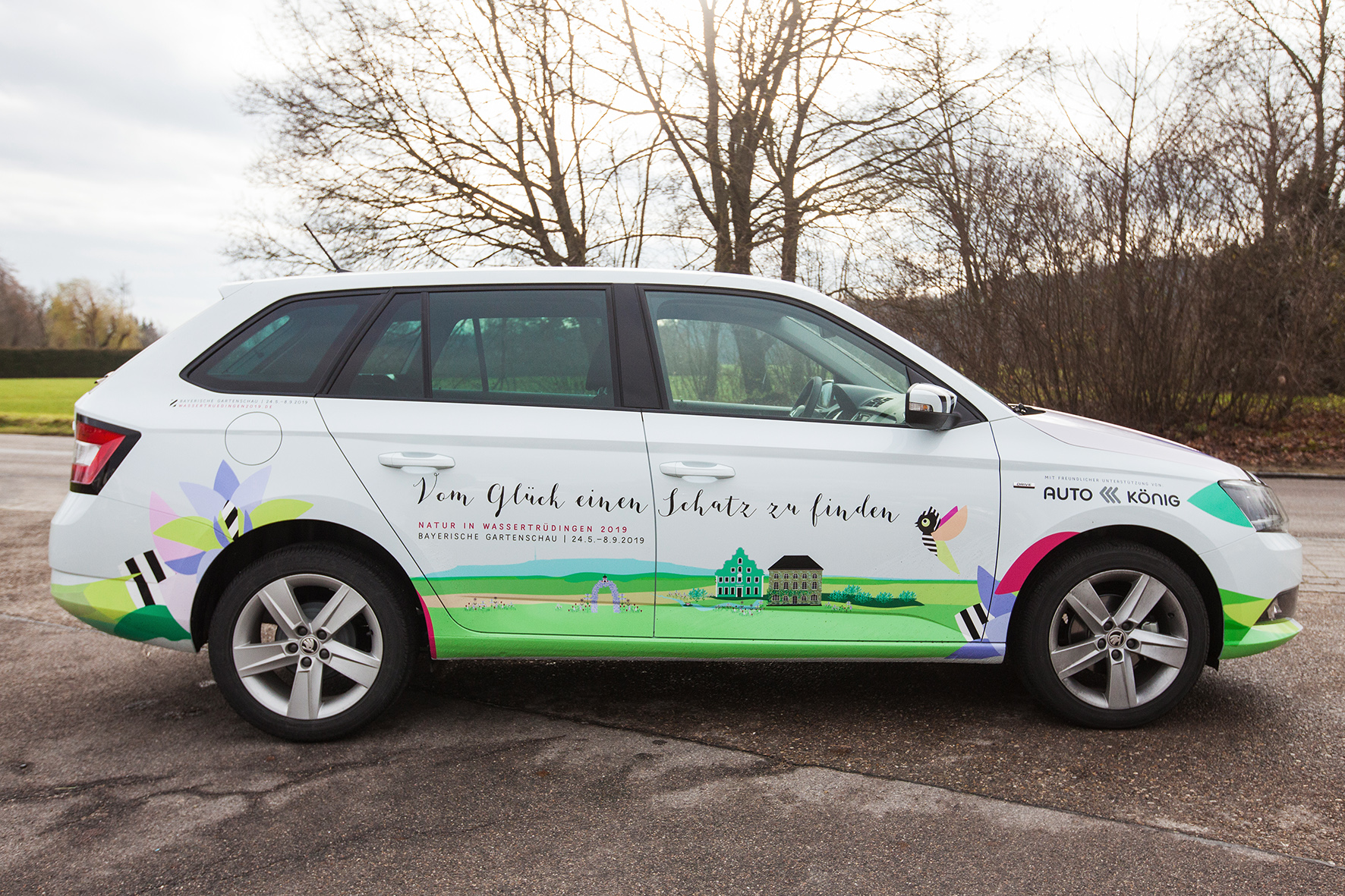 Gartenschau Wassertrüdingen Fahrzeugübergabe Auto König Gartenschau Wassertrüdingen Fahrzeugübergabe Auto König