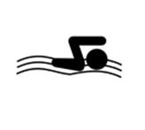 Schwimmen im Wörnitz-Flussbad